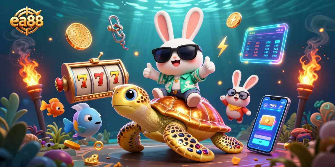 Play and win at ea88, enjoying thrilling slots with our lucky rabbit mascot!