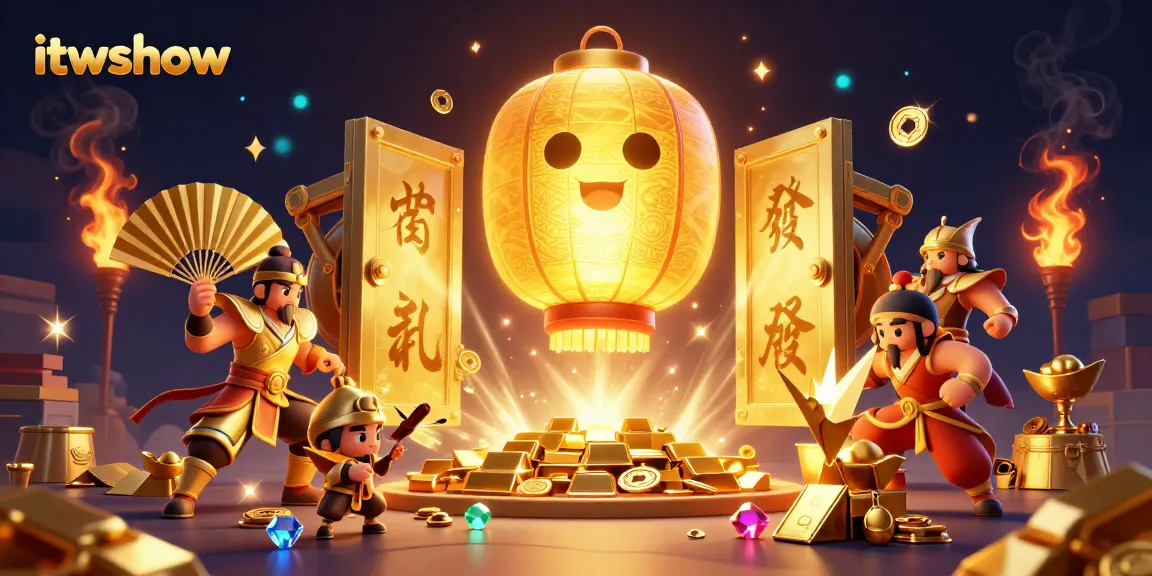 Experience the exciting world of itwshow with dynamic casino action elements bursting with golden treasures.