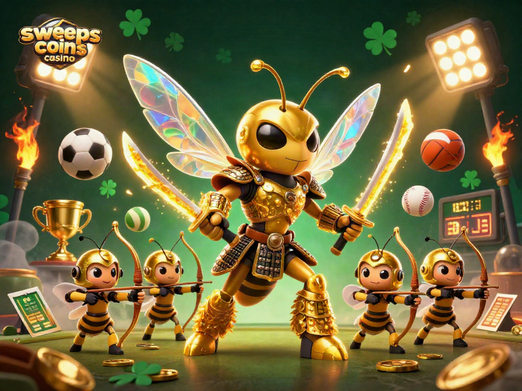 Experience the thrilling sweeps coins casino atmosphere with dynamic elements and characters!