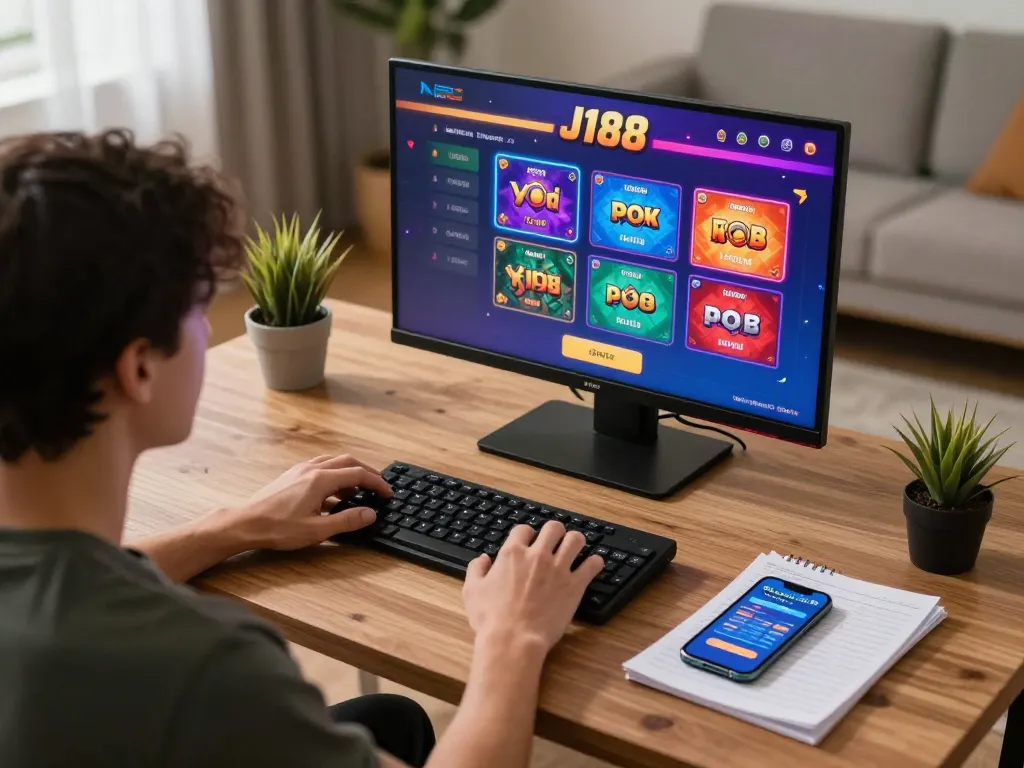 Experience thrilling gameplay on J188 platform with vibrant online casino setup