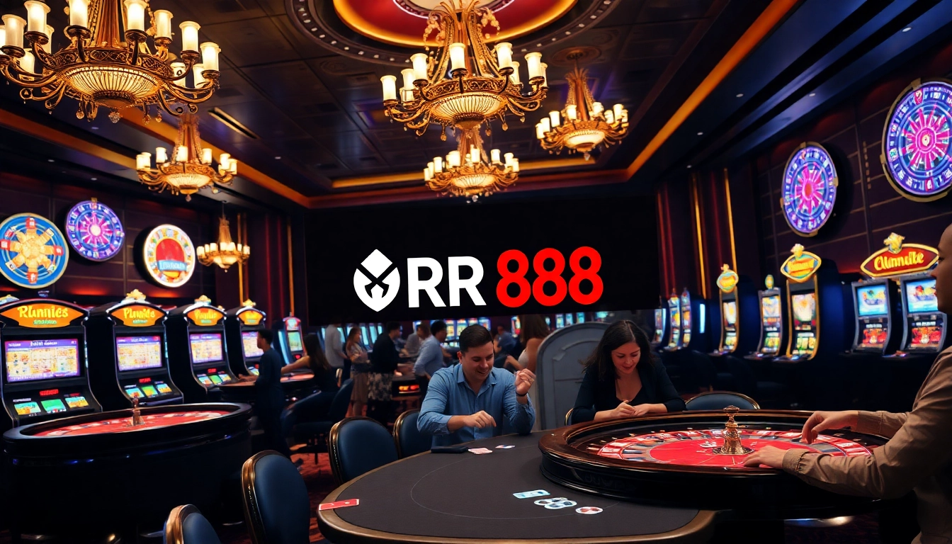 Engaged players enjoying a lively roulette game at RR 88 casino.